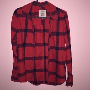 RED PLAID SHIRT